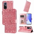 thumbnail image 1 of Funda tipo cartera GANGXUN para Honor 50 , diseño girasol, cuero PU, soporte, cierre magnético, tarjetero, 1 of 5