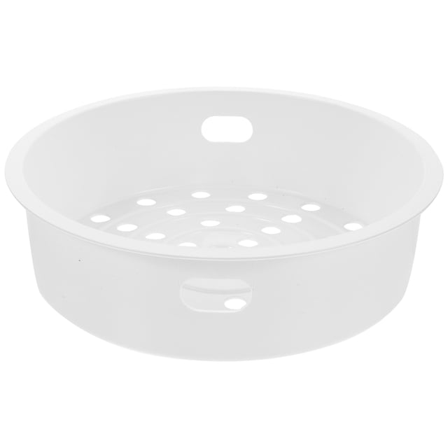 OULII Vegetable Steamers Round PP Easy to Clean with Steaming Tray for Rice Cooker 1 PCS