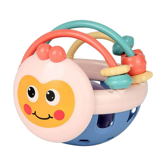 Uxgjfwu Soft Rattle Toy, Infant Plastic Hand Bell with Gentle Sound, Early Development Toy for Sensory Stimulation, Motor Skills Practice