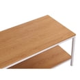 thumbnail image 6 of SuperDeal 39in Coffee Table 2-Tier Minimalist Center Table with Storage Open Shelf for Small Spaces, Home, Living Room, Apartment, Natural, 6 of 10