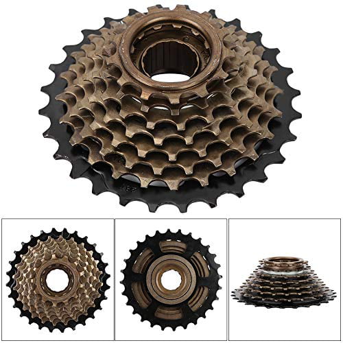 6 Speed 14T-28T Mountain Bike Freewheel Cassette Sprocket for Mountain Bikes Cycling Replacement Accessory Genericer Bicycle Freewheel Set