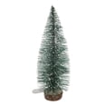 thumbnail image 2 of GOOHOCHY 1 mini árbol de Navidad con base de madera y luces de escritorio para el hogar y la oficina, 2 of 7