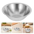 thumbnail image 1 of CHICHUMID Bol Plateado De Acero Inoxidable Para Ensalada Con Resistente Y Para Uso En Casa, 1 of 8