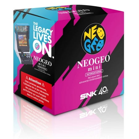 SNK Neo Geo Mini Console with 40 games - Intl (Best Neo Geo Games All Time)