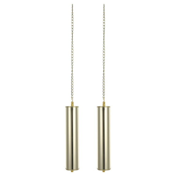 Raindrops 1 Set Grandfather Clock Weights Decorative Hammer Replacement Metal Chain Weight for Wall Clock Mechanism Parts DIY Clock Supplies