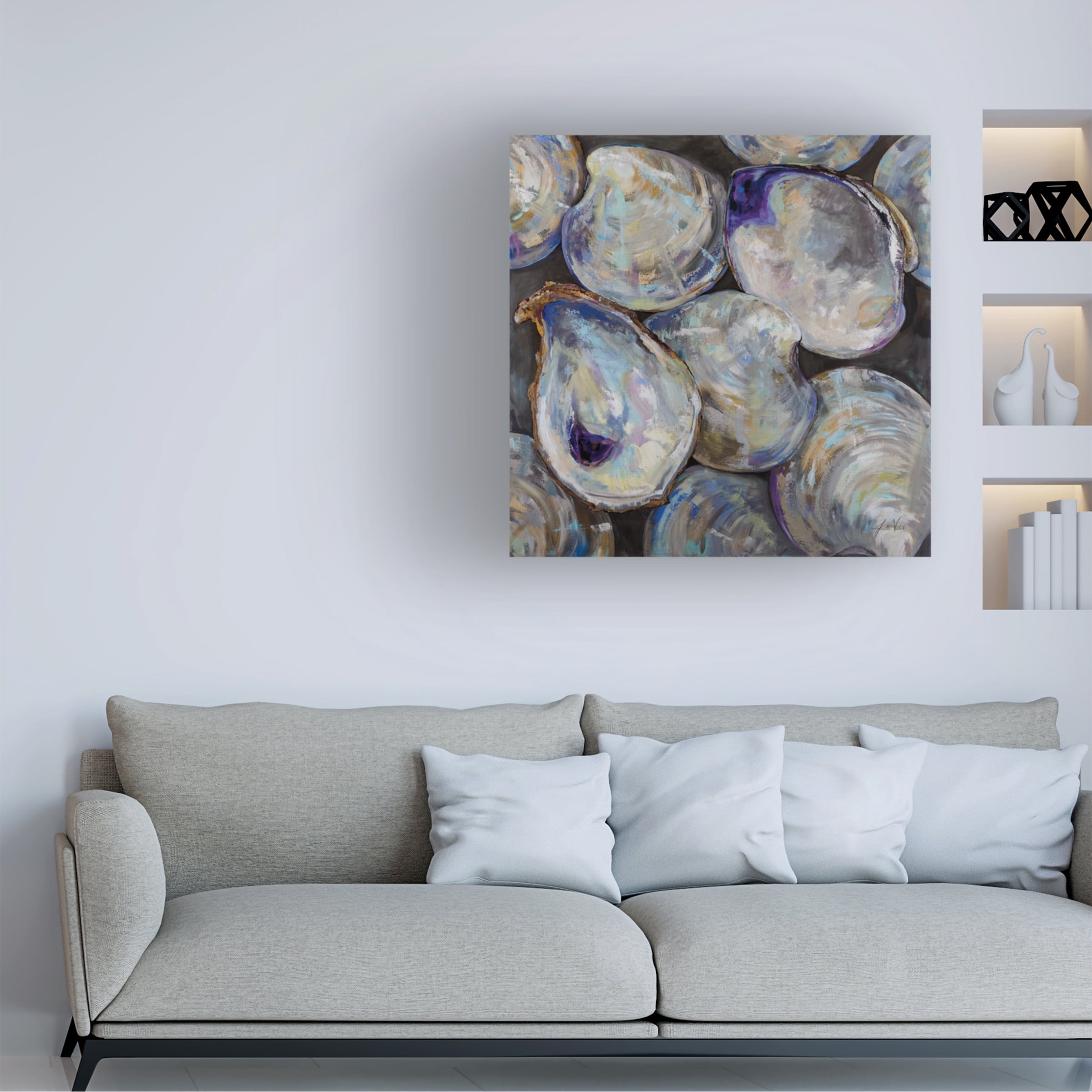 Jeanette Vertentes 'Lost Oyster' Canvas Art