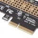 thumbnail image 3 of Adaptador PCIE a M2/M.2 PCI Express X4 X8 X16 NVME M.2 SSD Tarjeta de expansión PCIE Tmvgtek Para estrenar, 3 of 9