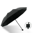 thumbnail image 2 of Compact Travel Umbrella Windproof Auto Open Close Folding Portable Lightweight Strong Ribs for Men Women Rain Sun Outdoor Daily Use, 2 of 4
