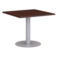 thumbnail image 2 of Bush Meubles d'Affaires Table de Conférence Carrée avec Base de Disque en Métal en Cerise, 2 of 7