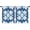 Blue White Tie, variant on Blackout Kids Curtains,Blue White Tie Dye Mandala Pattern Childrens Insulated Curtains Set Of 2,Bedroom Essentials,Toddler Room Decor 42"x54"