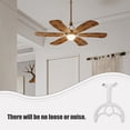 thumbnail image 3 of 2 Pcs Fan Blade Accessories Arm for Fan Blade Fan Blade Arms Ceiling Fan White, 3 of 6