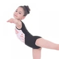 thumbnail image 5 of Kids Girls Ballet Leotard Gym Dresses, Print Gymnastics Suit Dancewear Stretchy Onesies, 3-14 Y, 5 of 7