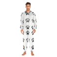 thumbnail image 3 of FORMRS Onesies Pajama for Adults Unisex Hoodie Winter Jumpsuit One Piece Sleepwear, Sizes S-2XL, Cartoon Cat Paw, 3 of 7