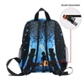 thumbnail image 5 of FORMRS Kids School Backpack with Front Zippered Pocket 12" Student Travel Daypack, Blue Butterfly, 5 of 6