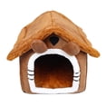 thumbnail image 3 of Cama para gatos Otoño Invierno Yuyangstore almohada lavable cojín casa para perros cachorro perro gatito Orejas Marrones L, 3 of 8