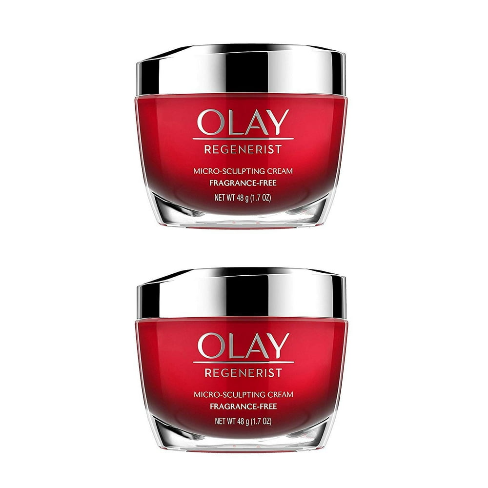 OLAY Regenerist MicroSculpting Cream Fragrance Free 1.70 oz (Pack of 2