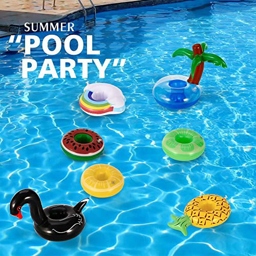 Float Cup Holder Summer Inflatable Coasters Various styles For Swimming Pool NEW 
