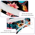thumbnail image 3 of Flower Butterfly Women's Swim Suit Bikini Set 2-Pack with Detachable Sponge and Adjustable Strap for Beach and Pool Parties, 3 of 6