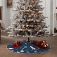 thumbnail image 4 of Bingfone Christmas Tree Skirt Mat Christmas Decoration Interior 48" -Space Dinosaur, 4 of 6