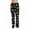 Black, white, variant on Plush Pajama Pants for Women - Petite to Plus Size Sleepwear (Leopard, 3X)
