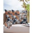 thumbnail image 6 of Pack of 2 Outdoor Pillow Covers, Abstract Retro Mottled Orange Blue Waterproof Square Throw Pillowcase Cushion Decorative Pillow Covers for Couch Patio Tent, 26x26 in, 6 of 6