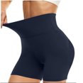 thumbnail image 4 of Biker Shorts for Women High Waist Tummy Control Anti-Light Stretch Spandex Fitness Workout Shorts for Yoga Running Athletic Gym, 4 of 7