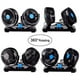 thumbnail image 5 of Ventilador de coche Ventilador eléctrico silencioso con circulación de aire de refrigeración automática de doble cabezal para SUV, camión, vehículo, barco, 12V Scienceny HA003940-01B, 5 of 6
