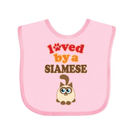 

Inktastic Siamese Cat Lover Gift Gift Baby Boy or Baby Girl Bib