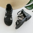 thumbnail image 4 of Dyfzdhu Girls Sandals Kids Girls Butterfly Princess Beach Shoes Soft-Soled Non-Slip Sandals, 4 of 6