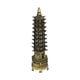 thumbnail image 5 of Torre WenChang de pagoda antigua de aleación Feng Shui torre de estilo chino de 25cm para decoración de escritorio ANGGREK Otros, 5 of 8
