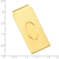 thumbnail image 3 of Gold-plated Kelly Waters Horizontal Lines Hinged Money Clip; for Adults and Teens; for Women and Men, 3 of 3