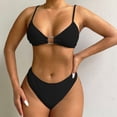 thumbnail image 2 of Afdoent Women's Bikini Sets Womens Swimwear Summer Two Piece Swimsuit Adjustable Strap Beach Bikini Vacation Outfits, 2 of 7