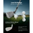 thumbnail image 4 of VEVOR 12-Piece Men's Golf Set Right Handed 460CC Driver Irons Putter & Bag, 4 of 9
