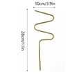 thumbnail image 2 of 1pcs Small Metal Trellis for Potted Plants,Gold Trellis for Climbing Plants Indoor,Mini Trellis for Potted Plant Support Stake House Plant Trellis for Garden Potted,Hoya,Pothos,Flower,Monstera, 2 of 3