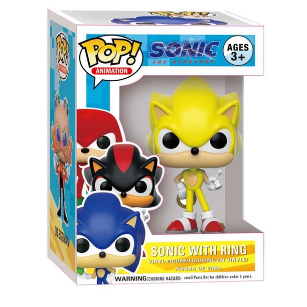 Funko Pop Super Sonic The Hedgehog Sonic With Ring