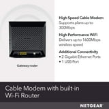 NETGEAR C6250 Modem/Router Combo- AC1600 Wi-Fi - For Up to 300 Mbps ...