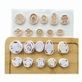 thumbnail image 3 of Juego de 10 piezas de mini pendientes de cerámica blanda, molde de arcilla, herramientas for hacer a mano DIY, 3 of 4