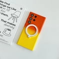 thumbnail image 1 of TECH CIRCLE Magnetic Case For Samsung Galaxy S23 with Invisible Stand [Compatible with MagSafe] Shockproof Protective Slim Gradient Color Ring Holder Phone Cases for Galaxy S23 6.1",Orange Yellow, 1 of 8