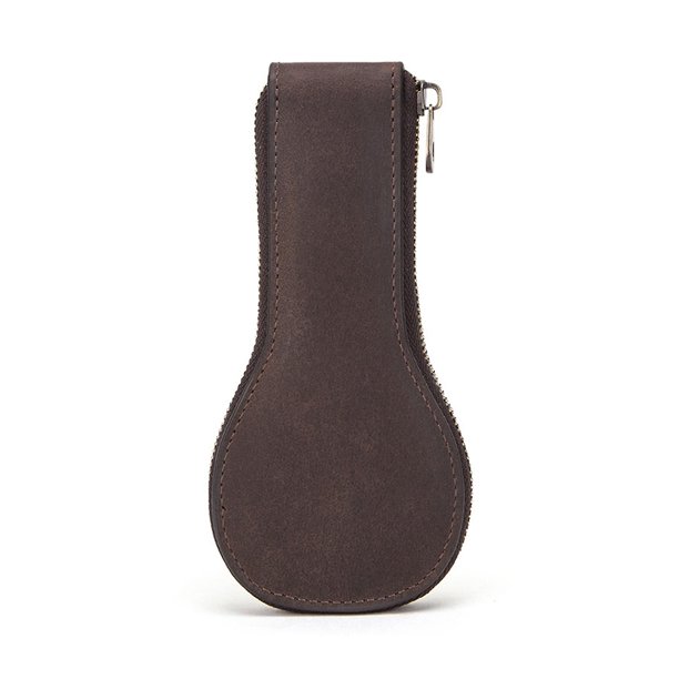Bolsa de reloj de cuero de caballo, organizador de reloj de pulsera para almacenamiento de joyas, antideslizante