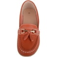 thumbnail image 2 of ABSOLUTE FOOTWEAR Womens Slip On Casual Leather Loafer Deck Boat Shoes Sandals - Orange - US 8, 2 of 7