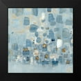 thumbnail image 2 of Jill, Susan 12x12 Black Modern Framed Museum Art Print Titled - Sea Glass Reflection I, 2 of 5