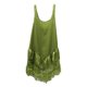 thumbnail image 4 of Vestido holgado de malla para mujer: cuello redondo, sin mangas, diseño hueco, para casa/exterior, verano, 4 of 4