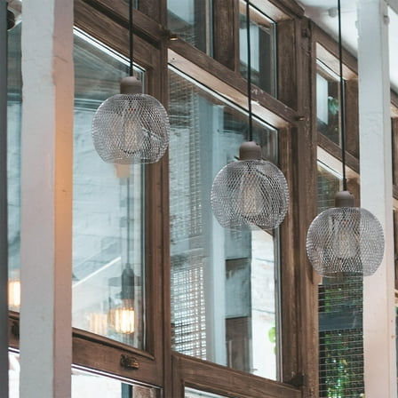 FRCOLOR Iron Pendant Light Shade with Hollow Out Design Softens Light for Home Lamps