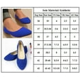 thumbnail image 2 of Women Ballet Dolly Pumps Shoes Faux Suede Flats, 2 of 2