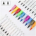 thumbnail image 4 of 48 Colors Acrylic Paint Markers Waterproof Acrylic Pens Markers Watercolor pen with soft tip, 4 of 7