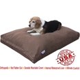 thumbnail image 3 of Dogbed4less Shredded Memory Foam 55"x47" Dog Bed Pillow with Brown Denim Cover, 3 of 7