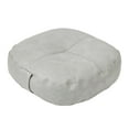 thumbnail image 2 of relayinert Coussin de Sol Rond Pouf Décoratif Intérieur Extérieur pour Balcon Adultes Jaune Gris Pâle, 2 of 6