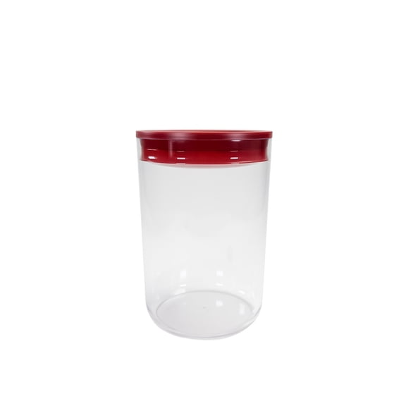 Click Clack 4.2 Quart Round Pantry Canister | Red