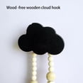 thumbnail image 3 of Naiovety Gancho de puerta Clip colgante Abrazadera de pared Decoraciones en forma de nube Adorno autoadhesivo Suministros para el hogar Perchero Type3 NO3, 3 of 6