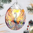 thumbnail image 2 of Phoenix Stained Glass Ornament, Christmas Ornaments, Christmas Tree Decorations, Phoenix Christmas Decor, Phoenix Ornaments for Christmas Tree, Holiday Presents, Gift Exchange Ideas, 2 of 6
